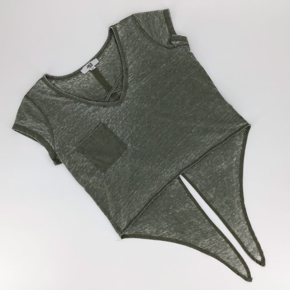 Jack by BB Dakota Cross My Heart Burnout Tee, S - Picture 12 of 16